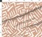 Various Fabrics by the Yard or Fat Quarter Terra Cotta Geometric Abstract Neutral Artistic Tribal Style Cream Brown Custom Printed Fabric by Spoonflower